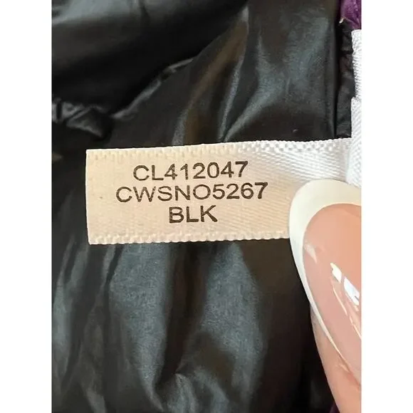 Calvin Klein Duck Feather Down Feather Down Black Longline Jacket 2X Packable - Picture 8 of 8